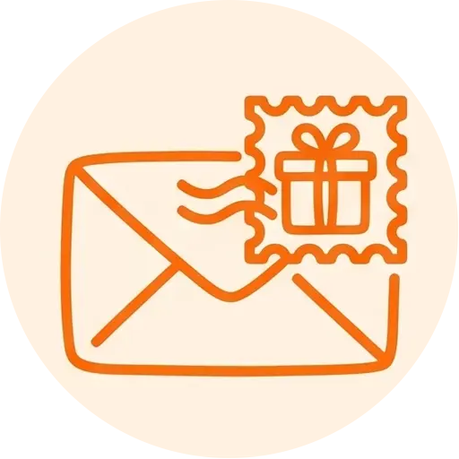 by mail