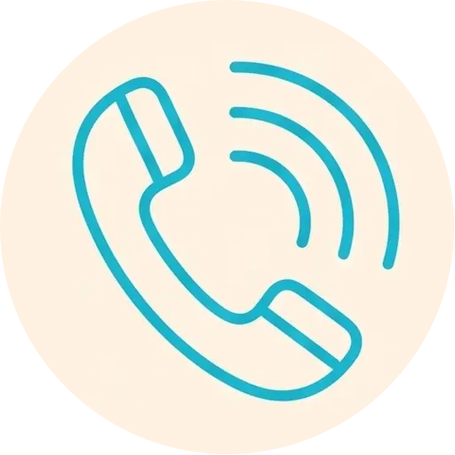 by phone