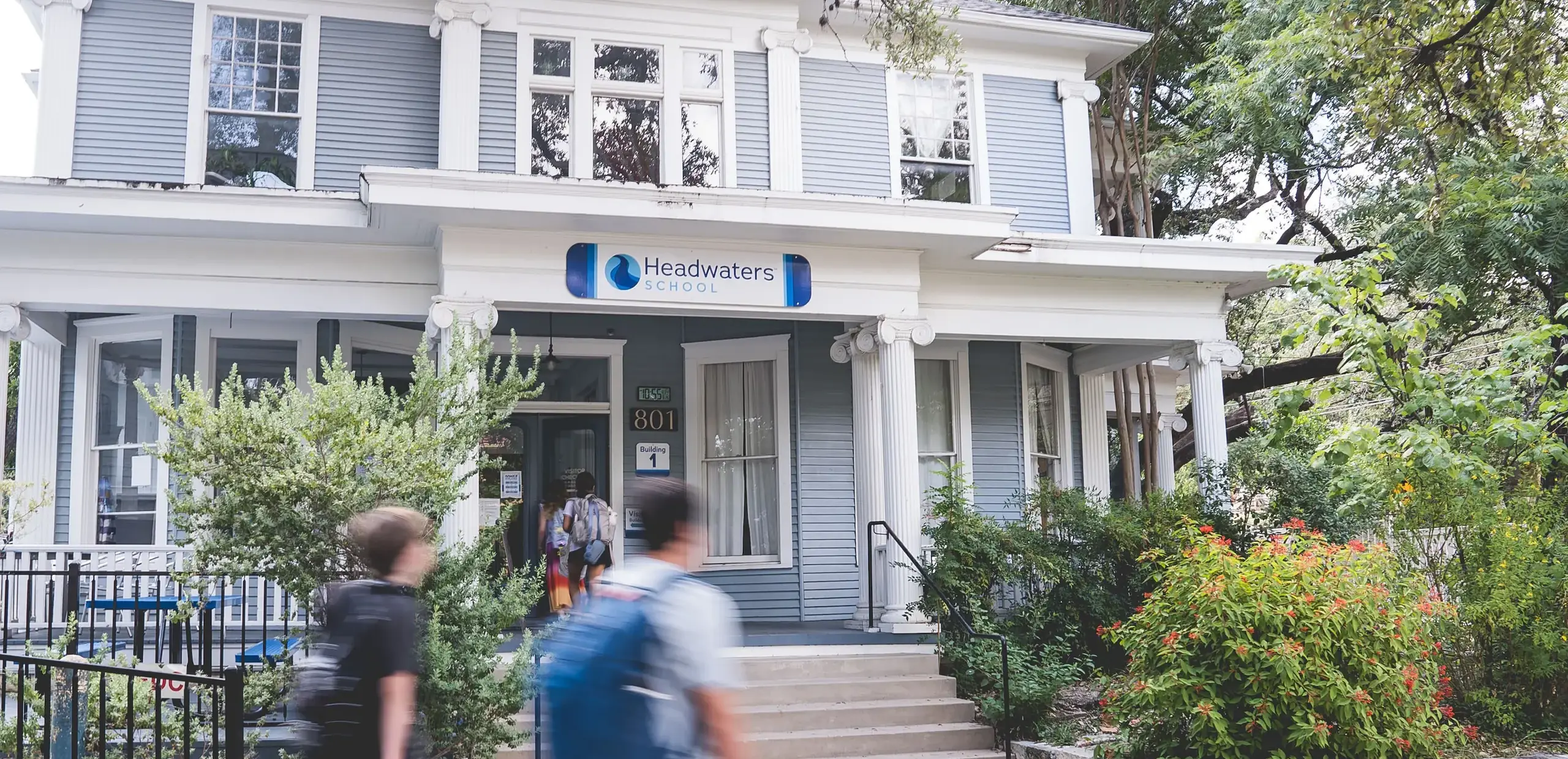 Headwaters School River Campus is located at 801 Rio Grande St