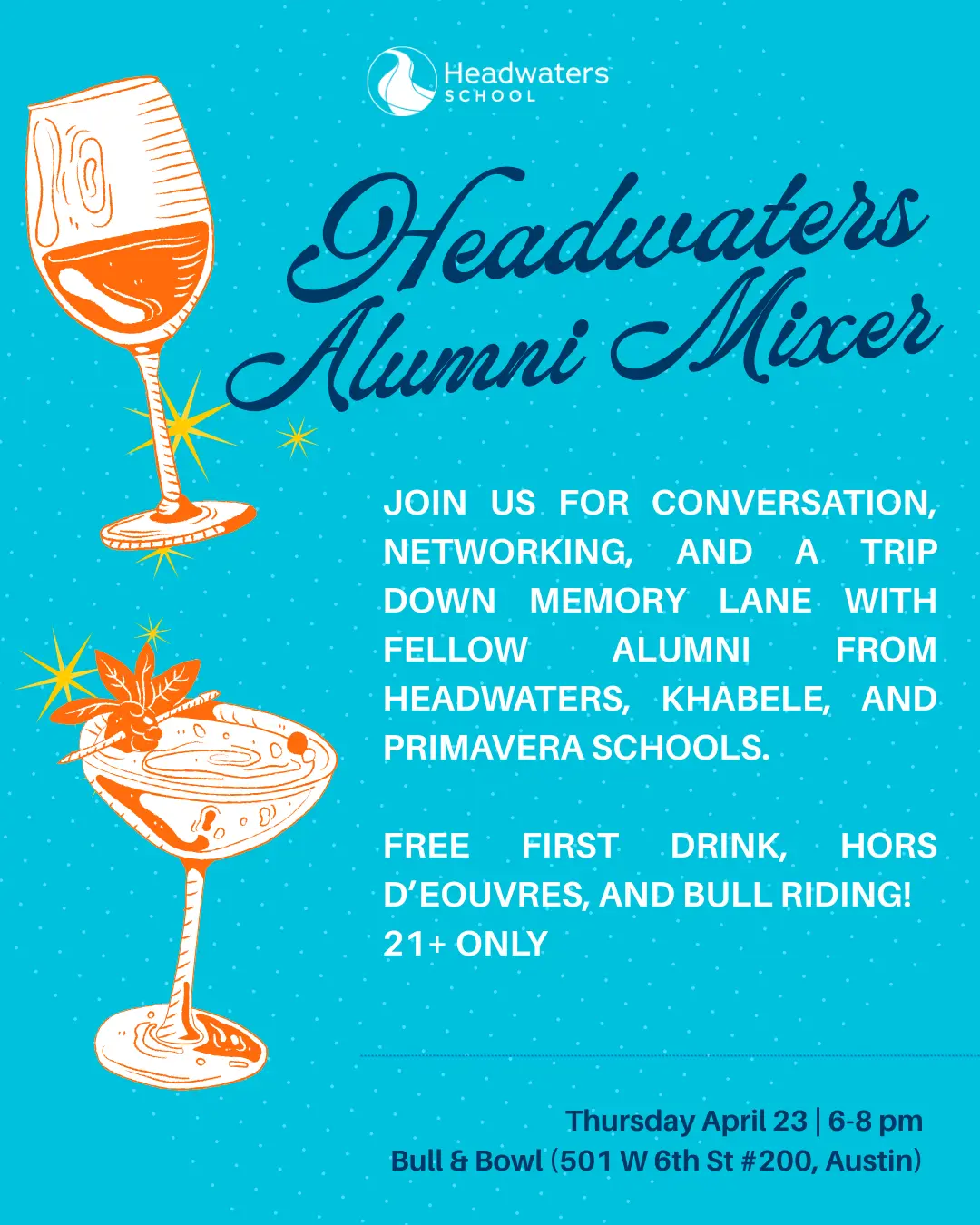 headwaters alumni mixer poster